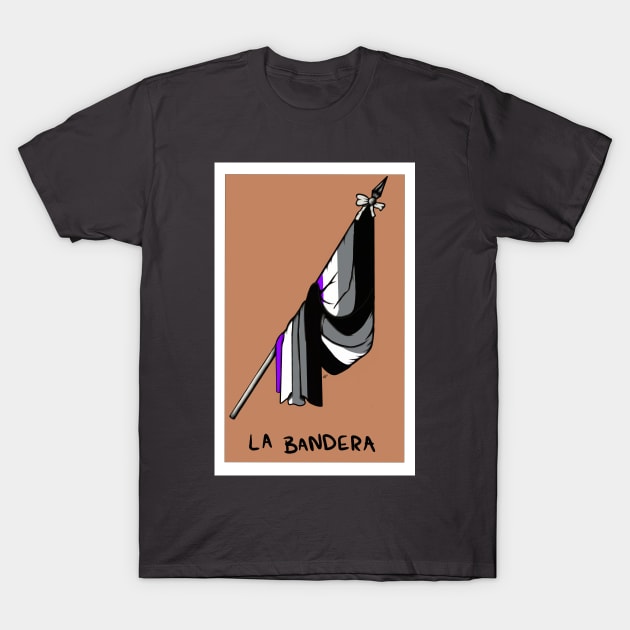 Asexual Loteria Bandera T-Shirt by Wild Create